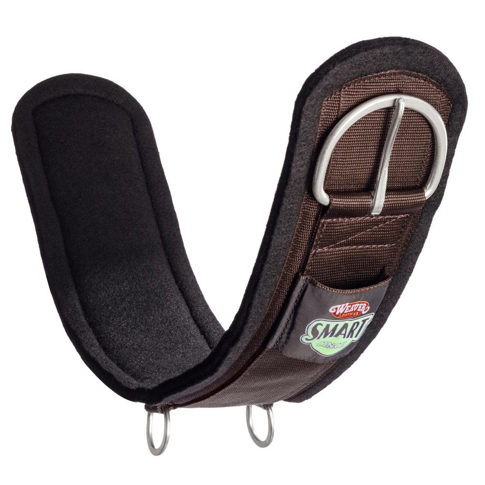 Weaver Leather Brown Straight Felt Lined Smart Cinch, 26-In