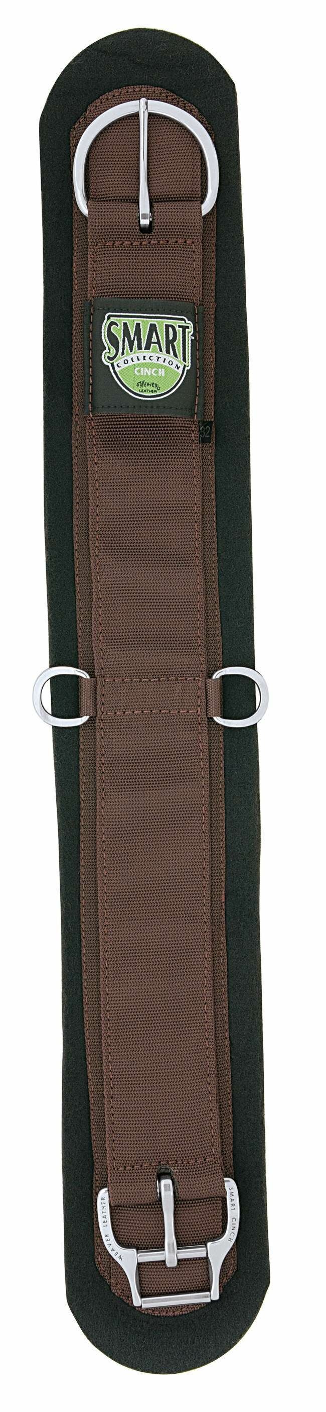 Weaver Leather Felt Lined Straight Smart Cinch - 28 in