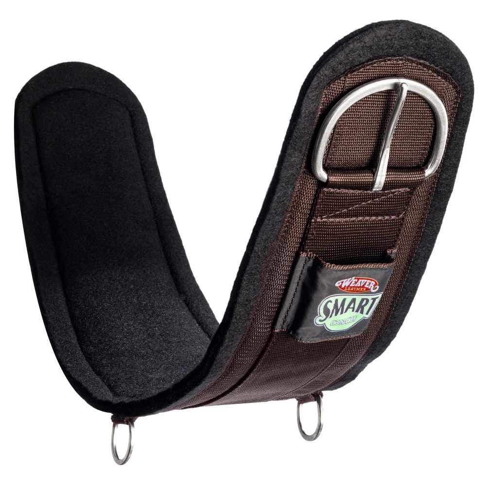 Weaver Leather Felt Lined Smart Brwon Roper Cinch, 36-In