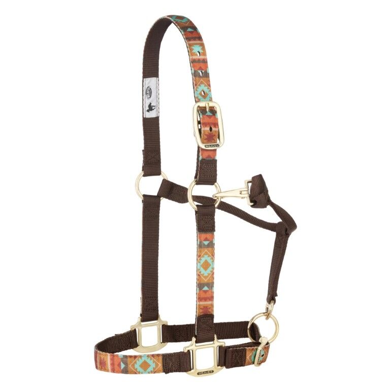 Weaver Lost Creek Patterned Adjustable Halter, 1-In