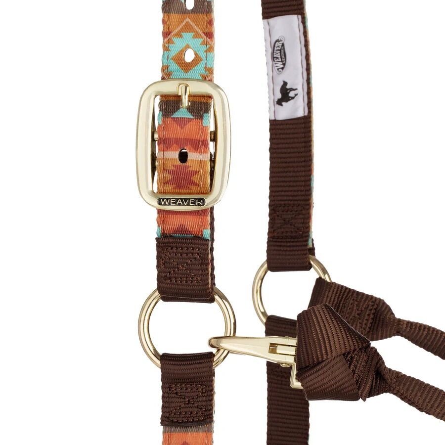 Weaver Lost Creek Patterned Adjustable Halter, 1-In