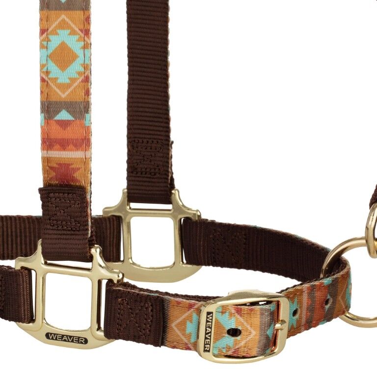 Weaver Lost Creek Patterned Adjustable Halter, 1-In