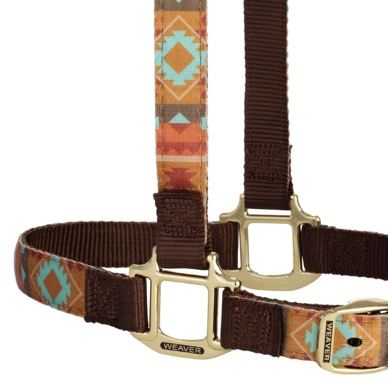 Weaver Lost Creek Patterned Adjustable Halter, 1-In
