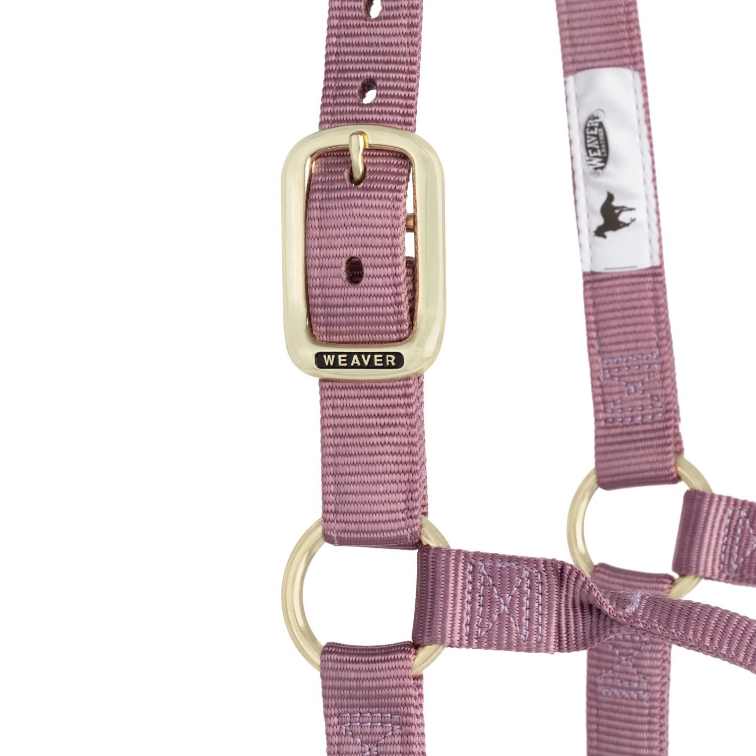 Weaver Leather Original Non-Adjustable Mauve Average Halter, 1-In