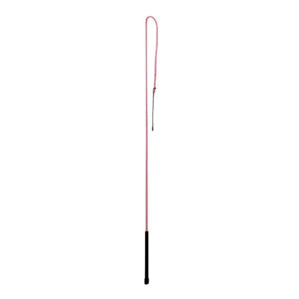 Weaver Leather Red/White  Stock Whip, 50-In with 18-In Drop