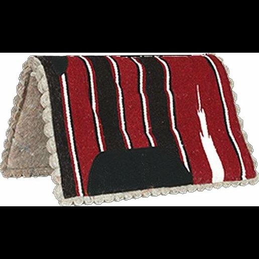 Mustang Manufacturing 32 X 32 In. Navajo Scalloped Pad