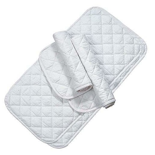 Mustang Manufacturing Quilted Leg Wrap, Set Of 4 - White, 14 X 28 in