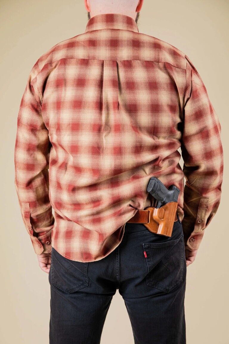 Bianchi Leather Remedy Tan Leather Right Handed Glock 19/23/32 Belt Slide Holster