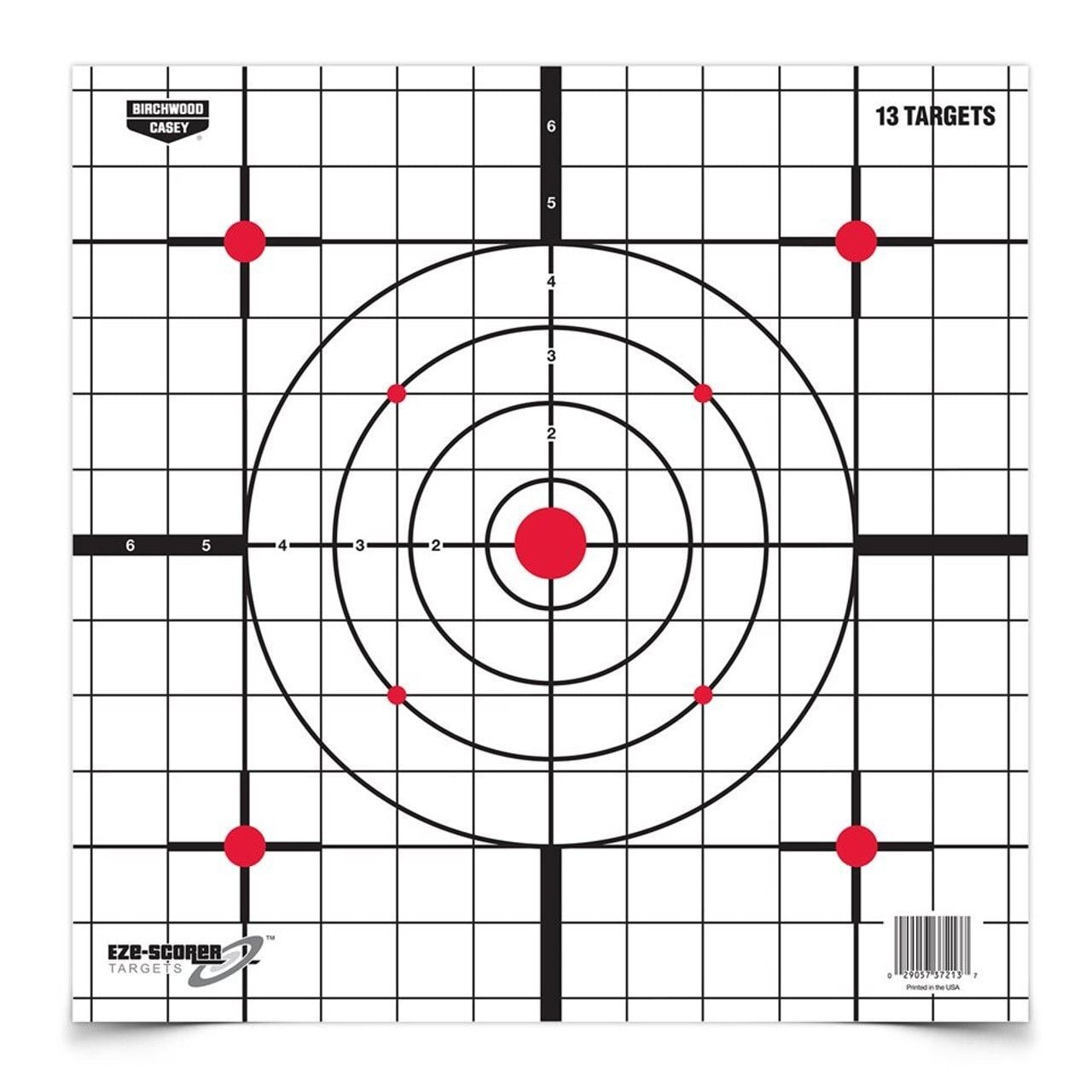 Birchwood Casey Eze-Scorer Sight-In Paper Target, 12-In, 13-Pk