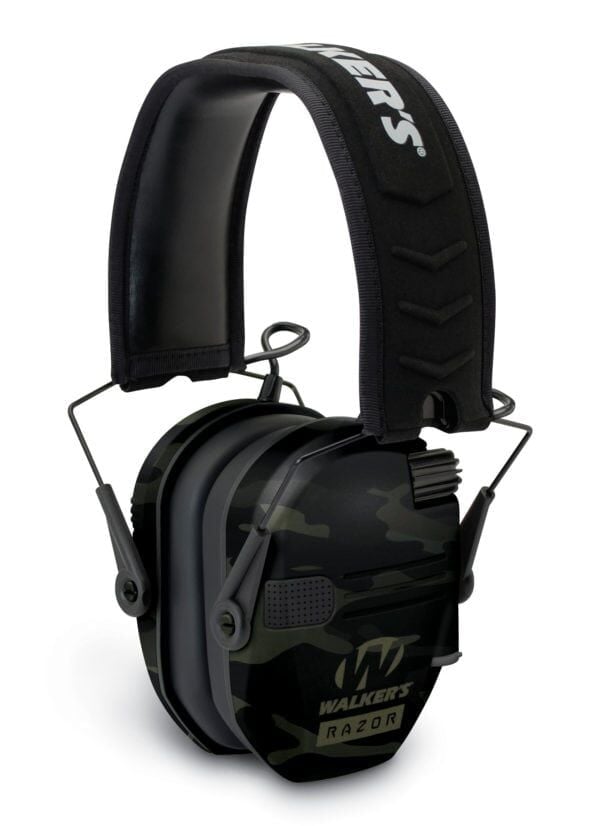 Walker's Razor Slim Electronic Black Camo Muff