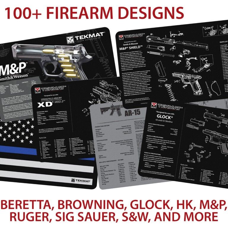 TekMat 1911 Design Gun Cleaning Mat
