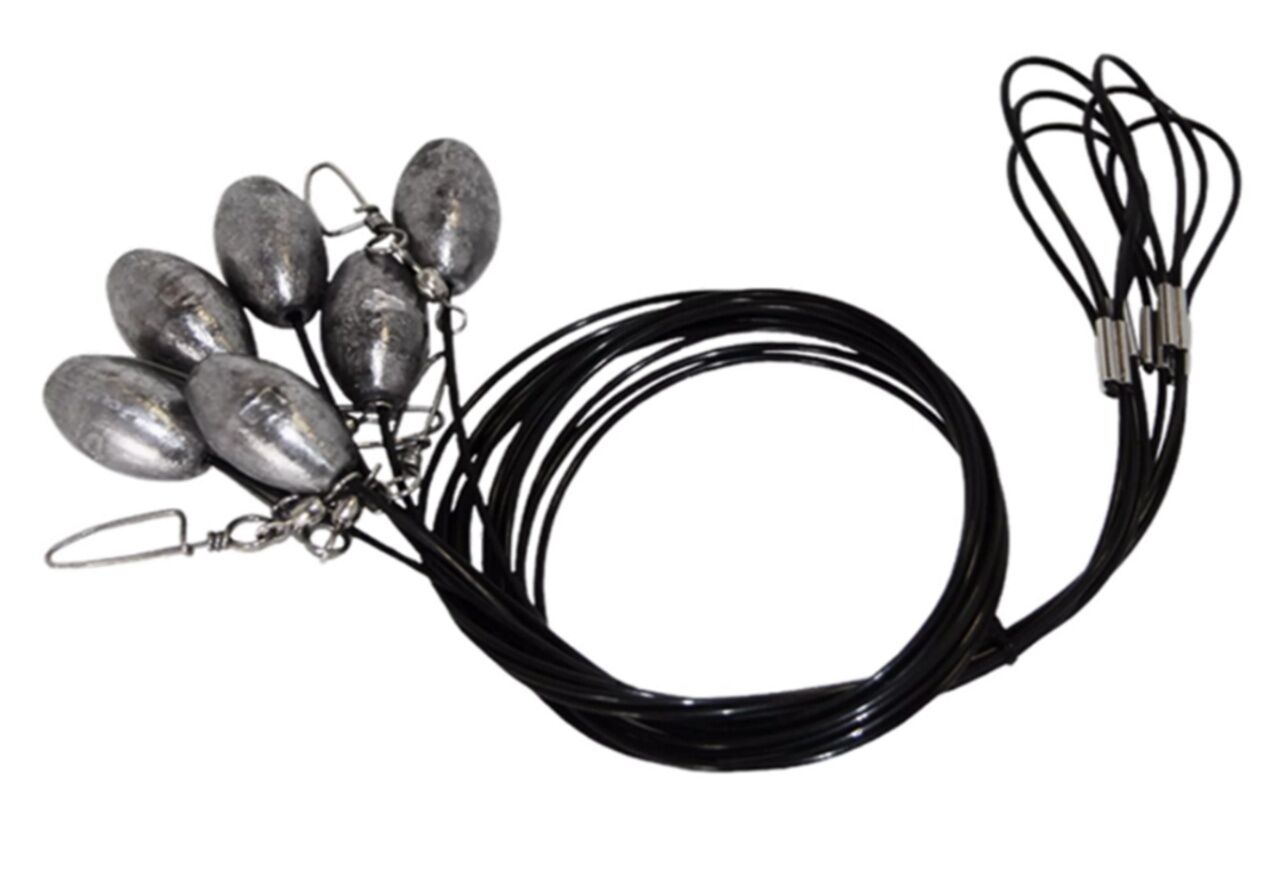 Zink Texas Rig, 6-Oz, 54-In, 600-Lb, 6-Pk