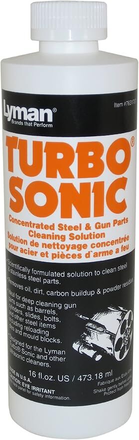 Lyman Turbo Sonic Gun Parts Cleaning Solution, 16-Oz