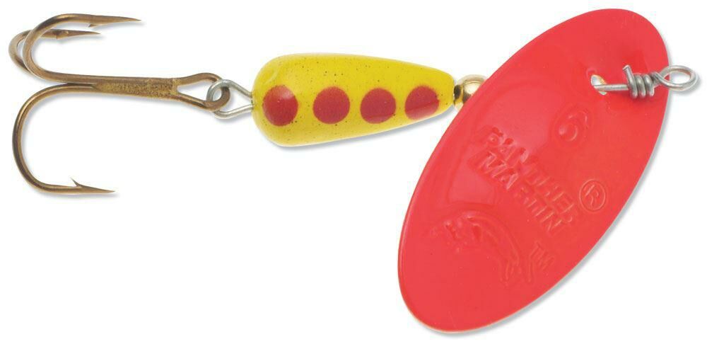 Panther Martin 1/8 Spinner Fluorescent - Red