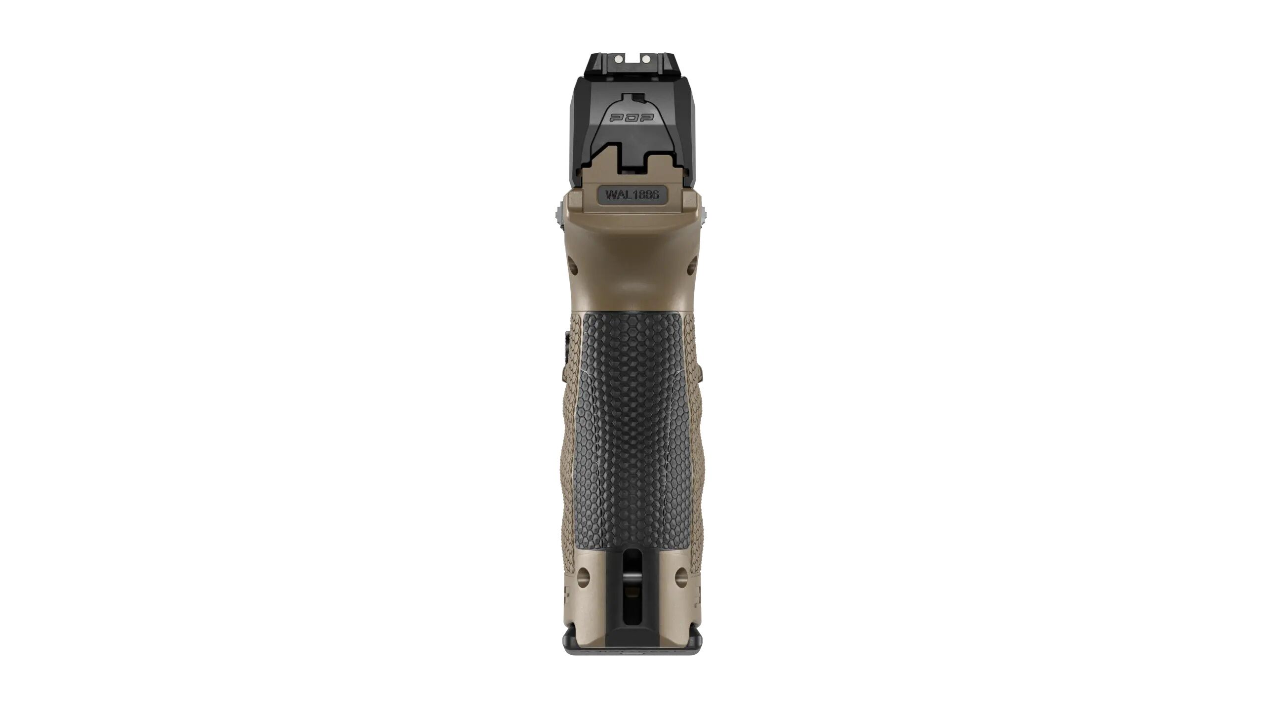 Walther PDP 9mm Compact Two Tone FDE Optics Ready Pistol, 15-Rd