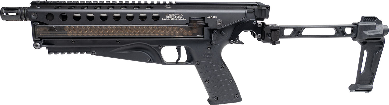 Kel-Tec P50 Defender 5.7x28mm 9.6" Semi-Auto Braced PCC Pistol, 50-Rd