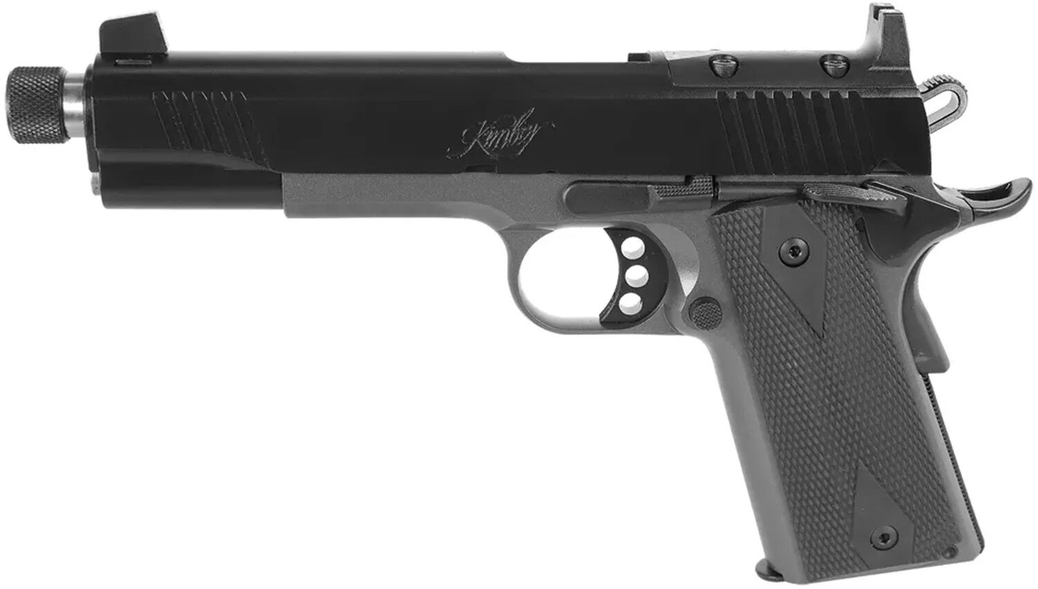 Kimber Custom LW Shadow 1911 .45 Auto Full Size Gray/Black Optics Ready Pistol, 8-Rd