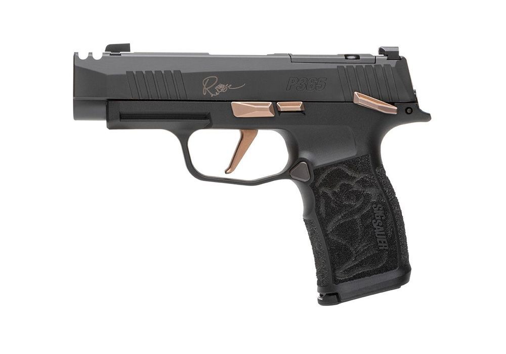 Sig Sauer P365-XL Rose Comp Micro Compact Optics Ready Compensated Pistol With Manual Safety, 10-Rd