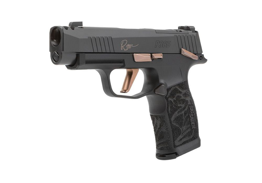 Sig Sauer P365-XL Rose Comp Micro Compact Optics Ready Compensated Pistol With Manual Safety, 10-Rd