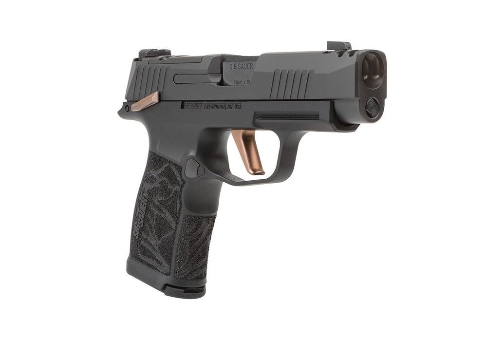 Sig Sauer P365-XL Rose Comp Micro Compact Optics Ready Compensated Pistol With Manual Safety, 10-Rd