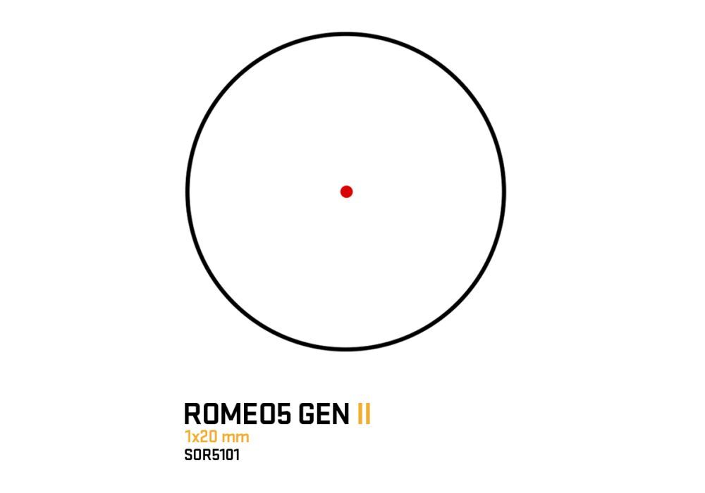 Sig Sauer Romeo5 Gen II FDE 1x20MM 2 MOA Red Dot Sight