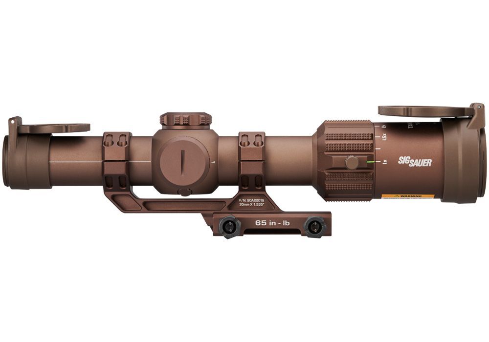 Sig Sauer Tango-MSR LPVO 1-6x24mm Coyote Tan Riflescope With Mount