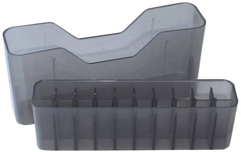 MTM CASE-GUARD Clear Smoke J-20 Slip-Top Rifle Ammo Box 7mm Rem Mag To .338 Win Mag, 20-Rd