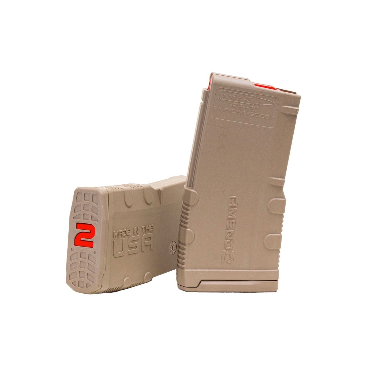 Amend2 Mod-2 AR-15 Magazine FDE, 20-Rd