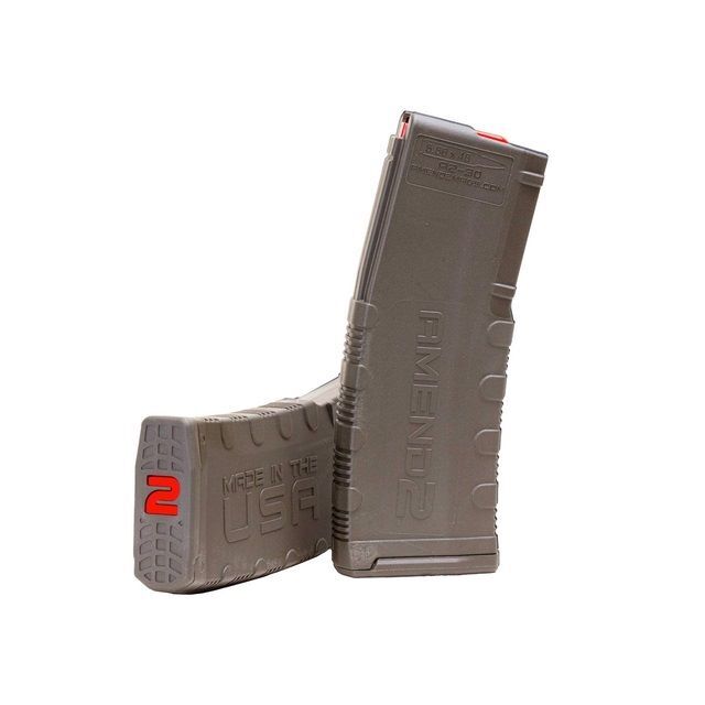 Amend 2 AR-15 5.56 Nato Mod-2 OD Green Rifle Magazine, 30-Rd