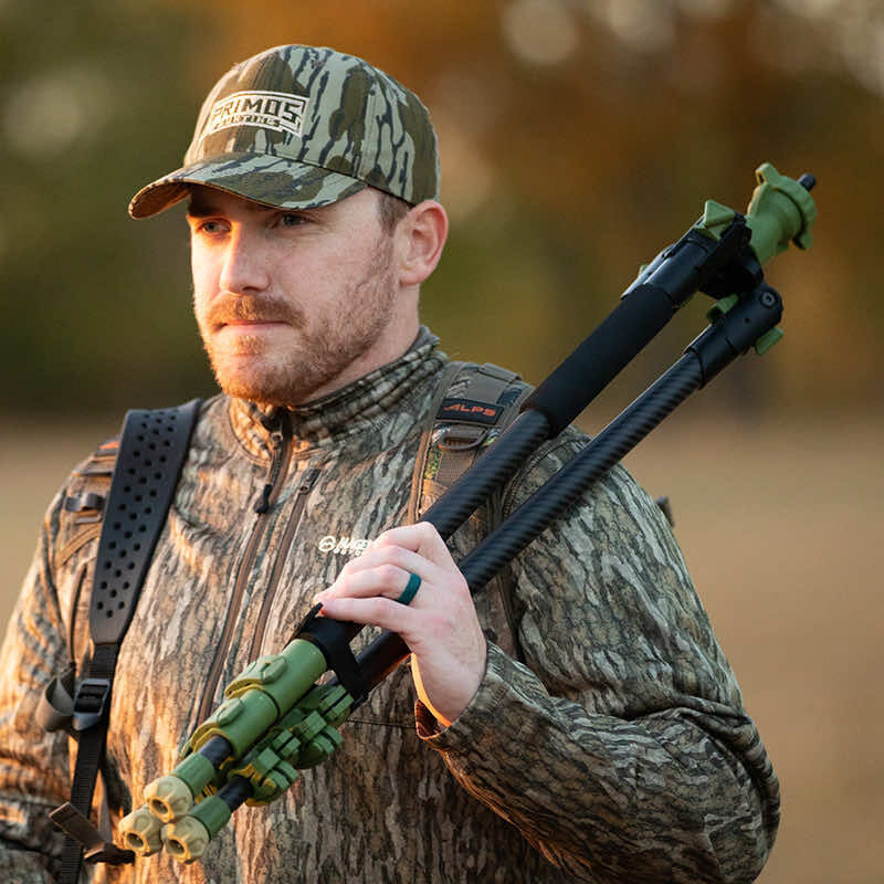 Primos Edge Carbon Fiber Tripod Shooting Stick With MagnaSwitch