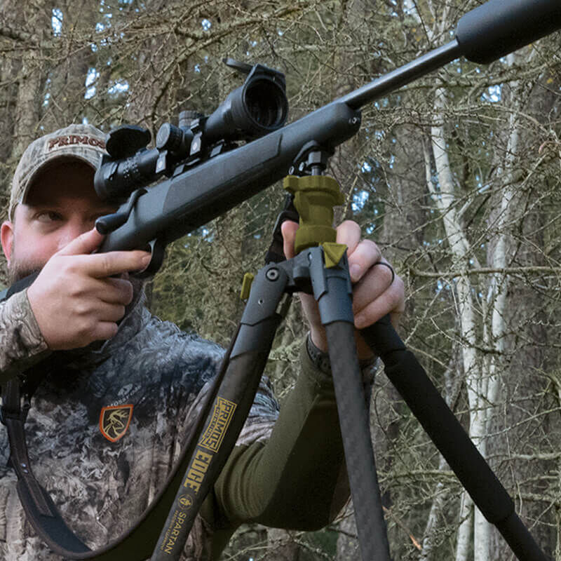 Primos Edge Carbon Fiber Tripod Shooting Stick With MagnaSwitch