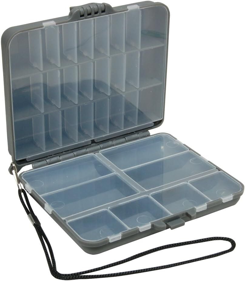 Plano Compact Gray/Clear Side by Side Tackle Box