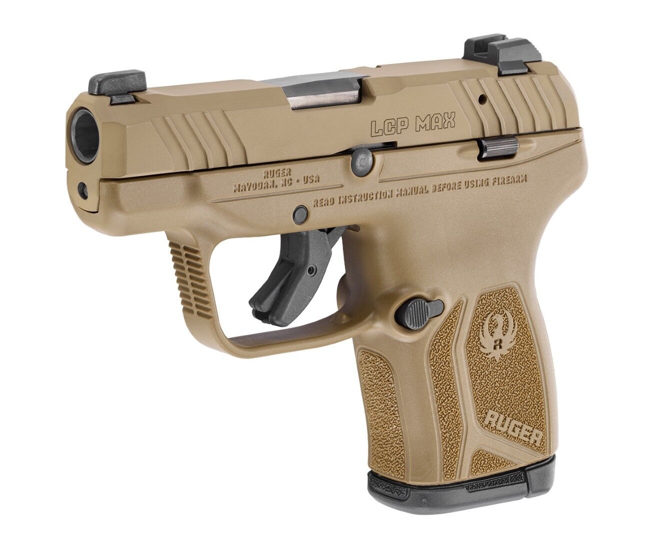 Ruger LCP Max .380 Auto Micro Compact FDE Pistol, 10 rd.