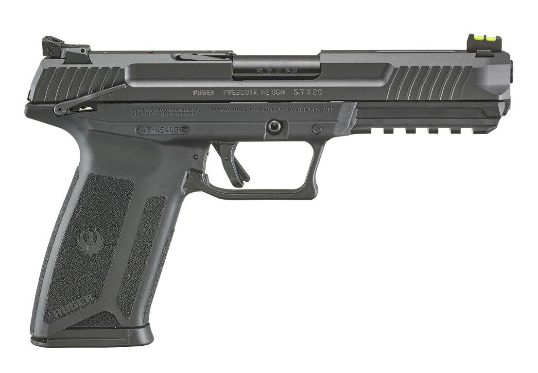 Ruger-5.7 5.7x28mm Full Size Optics Ready Pistol, 20-Rd