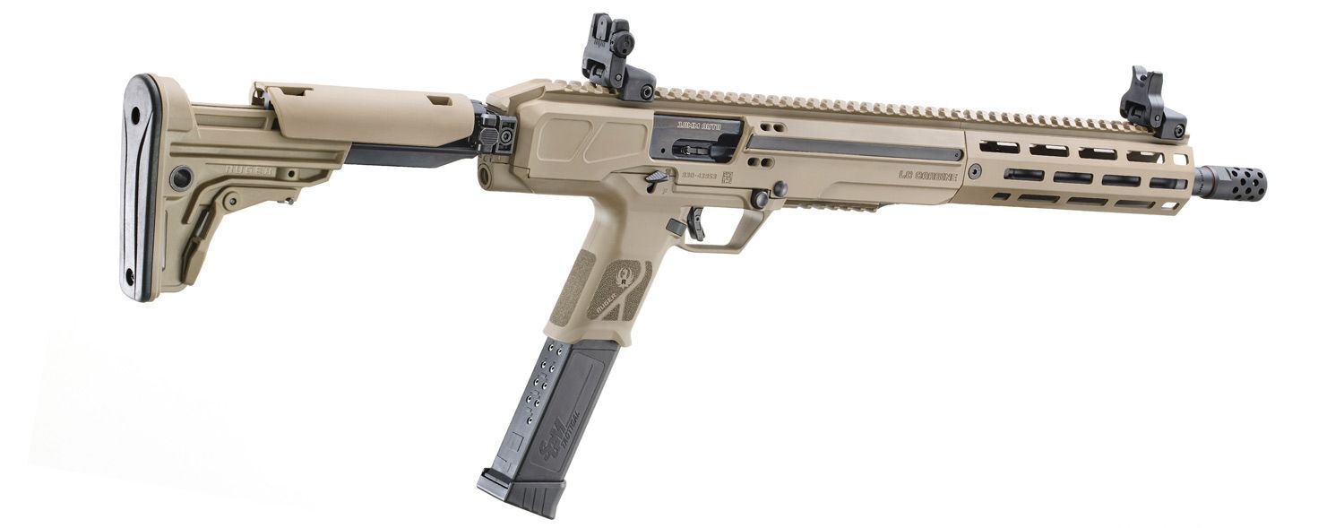 Ruger LC Carbine 10mm Auto 16.25" FDE Semi-Auto PCC Rifle, 30-Rd