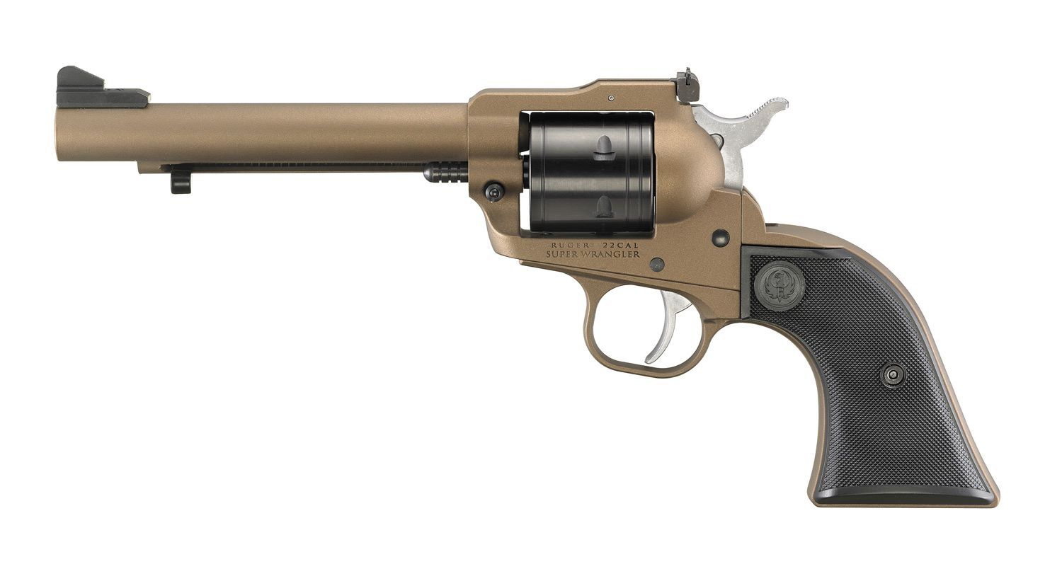 Ruger Super Wrangler .22 LR/.22 WMR 5.5" Bronze/Black 6-Shot Revolver