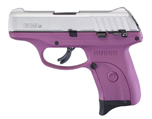 Ruger EC9s 9mm Sub Compact Purple Pistol With Manual Safety, 7-Rd