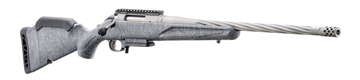 Ruger American Rifle Generation II .308 Win 20" Gray Splatter Bolt Action Rifle, 3-Rd
