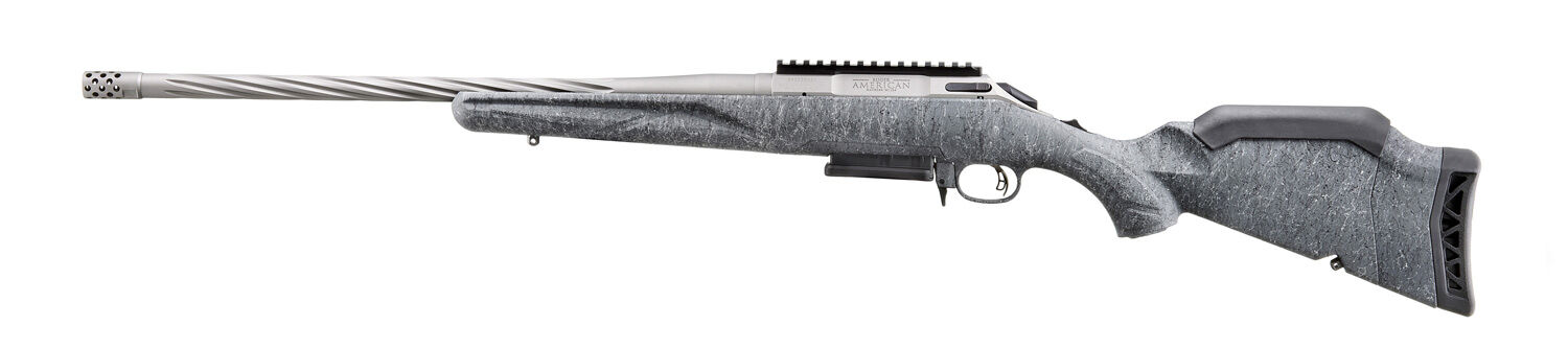 Ruger American Rifle Generation II .308 Win 20" Gray Splatter Bolt Action Rifle, 3-Rd