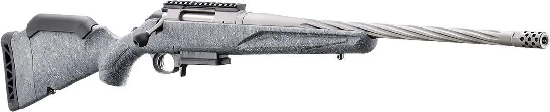 Ruger American Rifle Generation II .243 Win 20'' Gray Splatter Bolt Action Rifle, 3-Rd