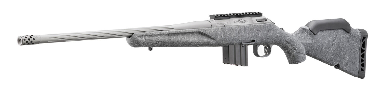 Ruger American Rifle Generation II .350 Legend 20'' Gray Splatter Bolt Action Rifle, 5-Rd