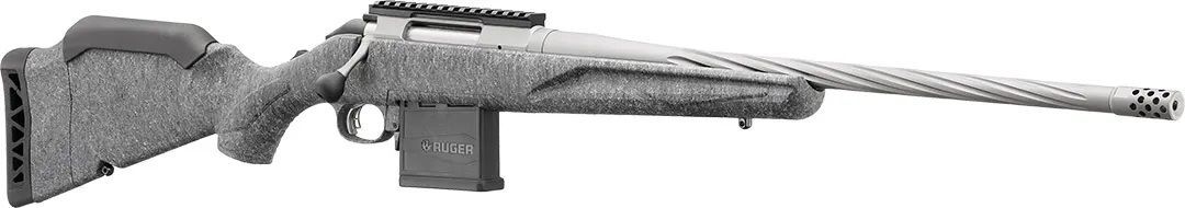 Ruger American Rifle Generation II .204 Ruger 20'' Gray Splatter Bolt Action Rifle, 10-Rd