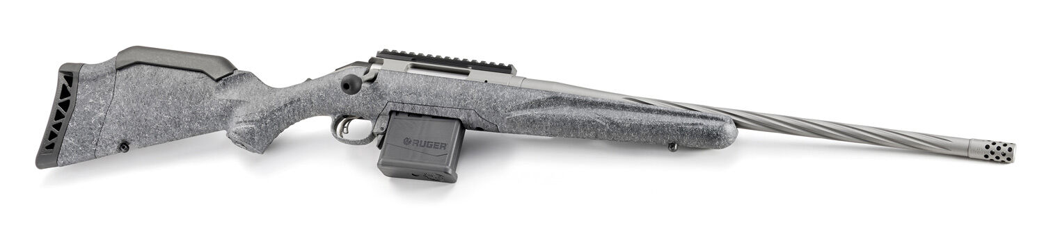 Ruger American Rifle Generation II .204 Ruger 20'' Gray Splatter Bolt Action Rifle, 10-Rd