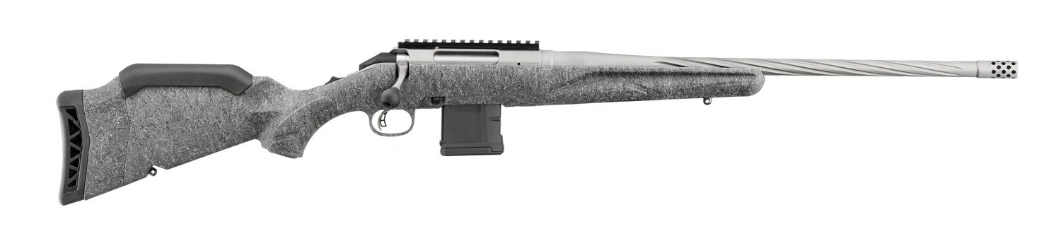 Ruger American Rifle Generation II .223 Rem 20" Gray Splatter Bolt Action Rifle, 10-Rd