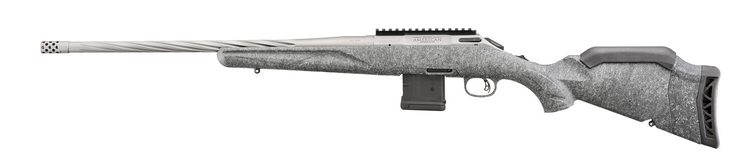 Ruger American Rifle Generation II .223 Rem 20" Gray Splatter Bolt Action Rifle, 10-Rd