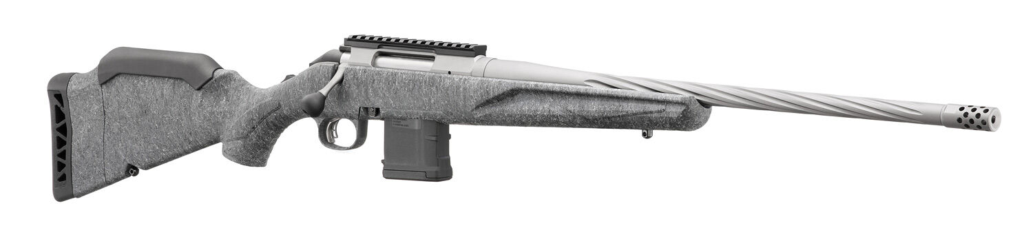 Ruger American Rifle Generation II .223 Rem 20" Gray Splatter Bolt Action Rifle, 10-Rd