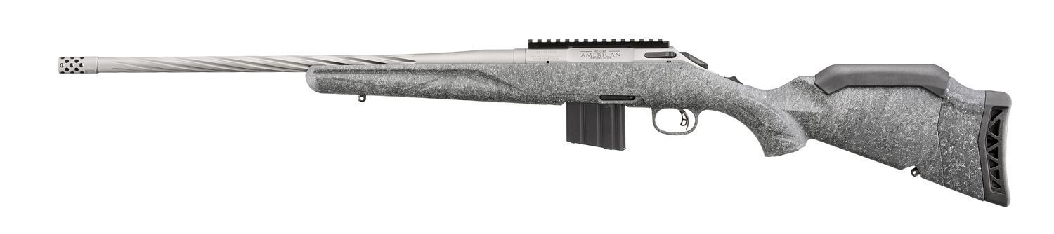 Ruger American Rifle Generation II 6mm ARC 20'' Gray Splatter Bolt Action Rifle, 10-Rd