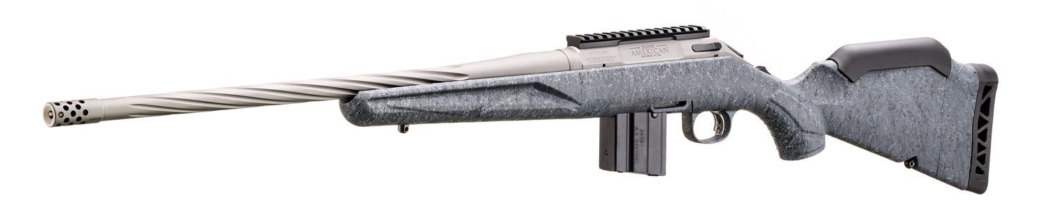 Ruger American Rifle Generation II 22 ARC 20'' Gray Splatter Bolt Action Rifle, 10-Rd