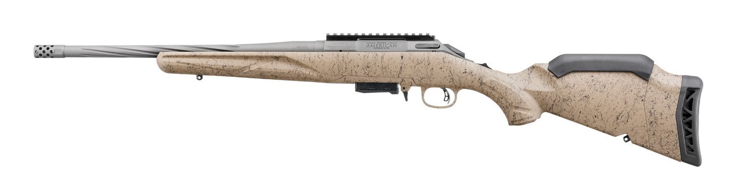 Ruger American Rifle Generation II Ranch 7.62x39mm 16.1" FDE Splatter Bolt Action Rifle, 5-Rd