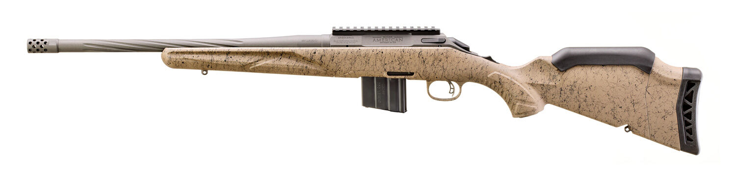 Ruger American Rifle Generation II Ranch .350 Legend 16.4'' FDE Splatter Bolt Action Rifle, 5-Rd